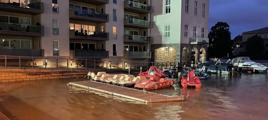 Pegelstand der Ruhr sinkt wieder