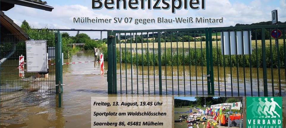 Benefizspiel für Blau-Weiß Mintard