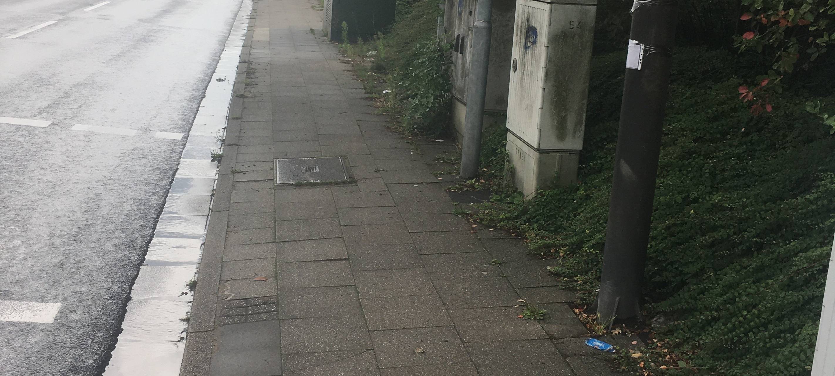 Baustelle auf der Mellinghofer Straße