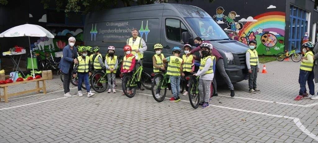 Neue Kinderräder für Jugendverkehrsschule