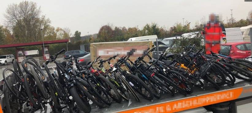 40 Fahrräder in Mülheim und Essen sichergestellt