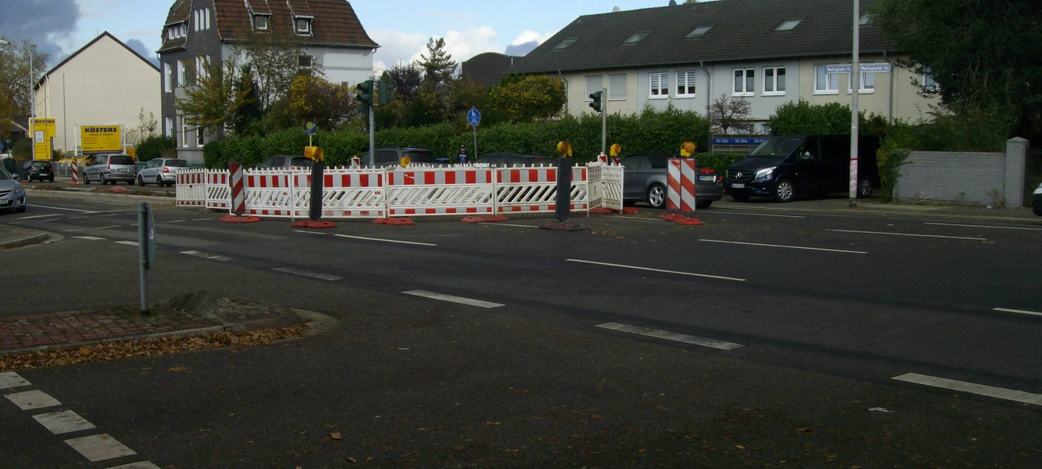 Neue Bauarbeiten auf Mellinghofer Straße