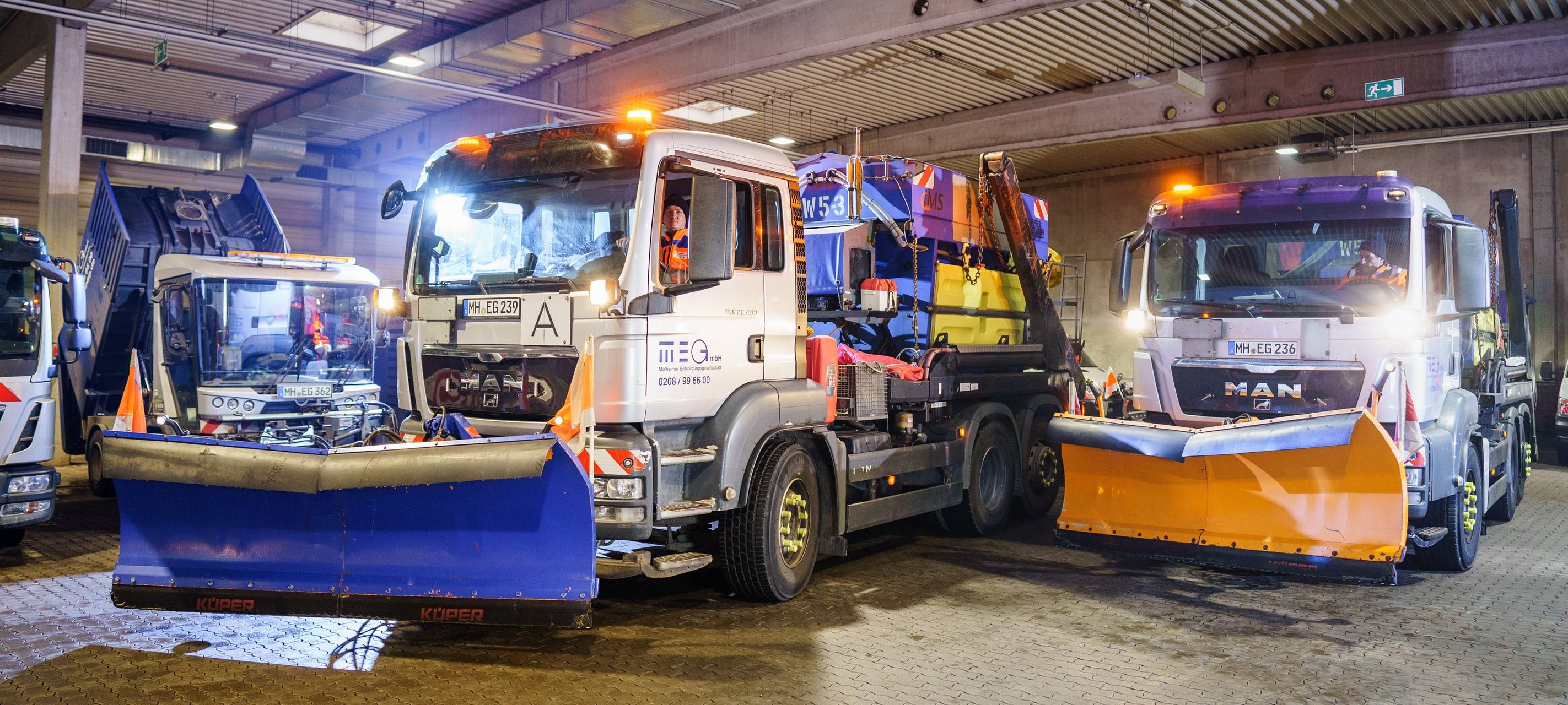 Mitarbeiter sind startklar für Winterdienst