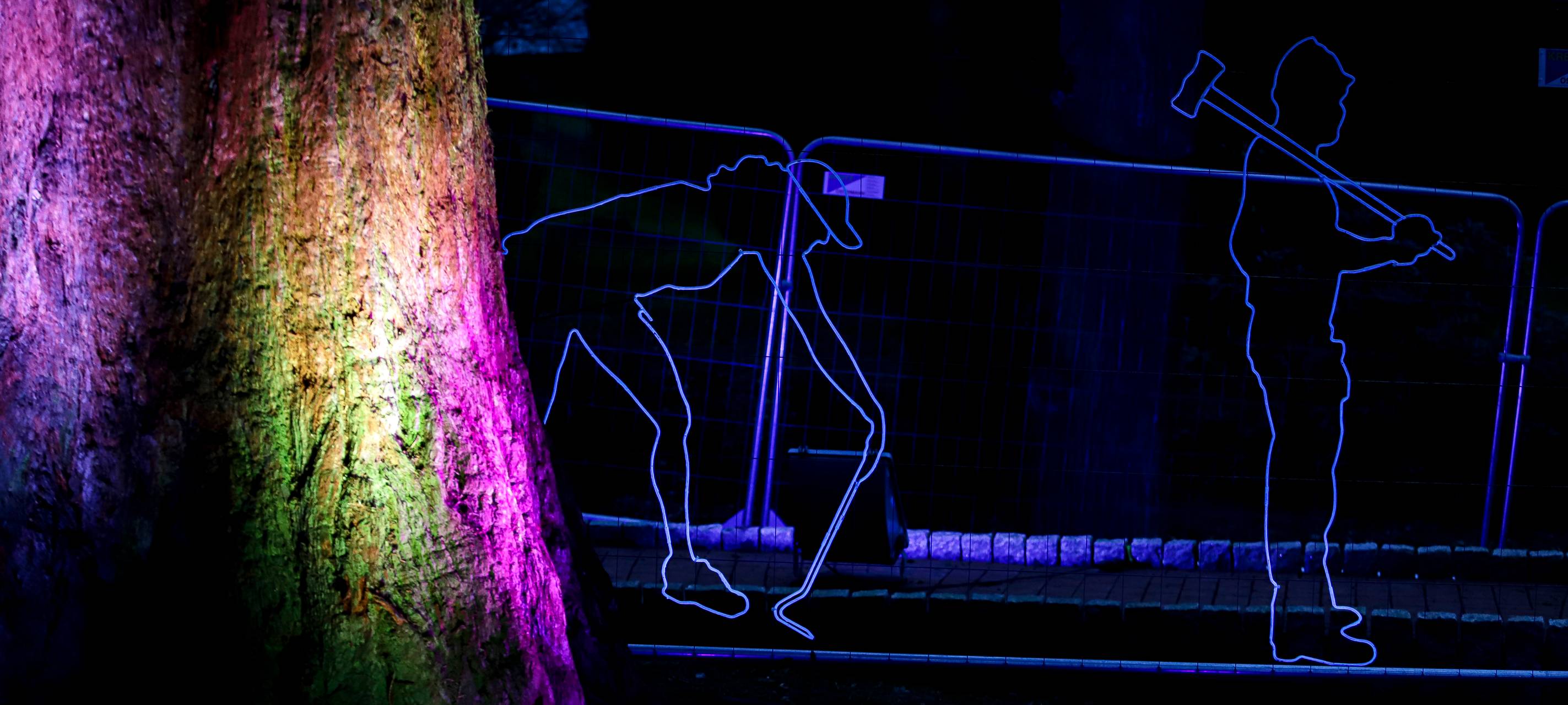 Licht und Kunst im Grugapark