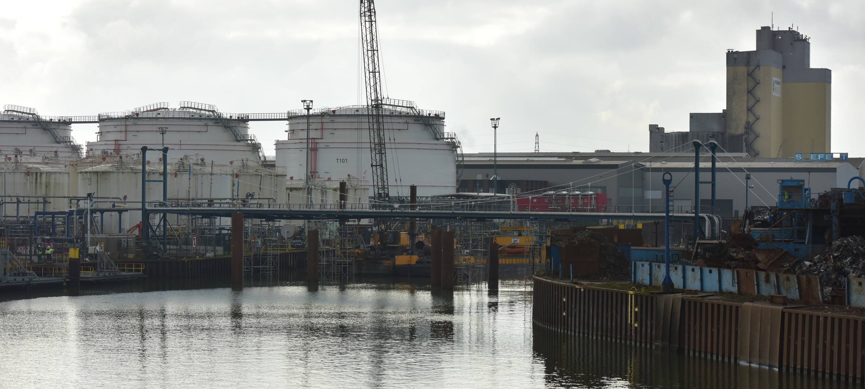 Hafenbetrieb für sieben Wochen gestört