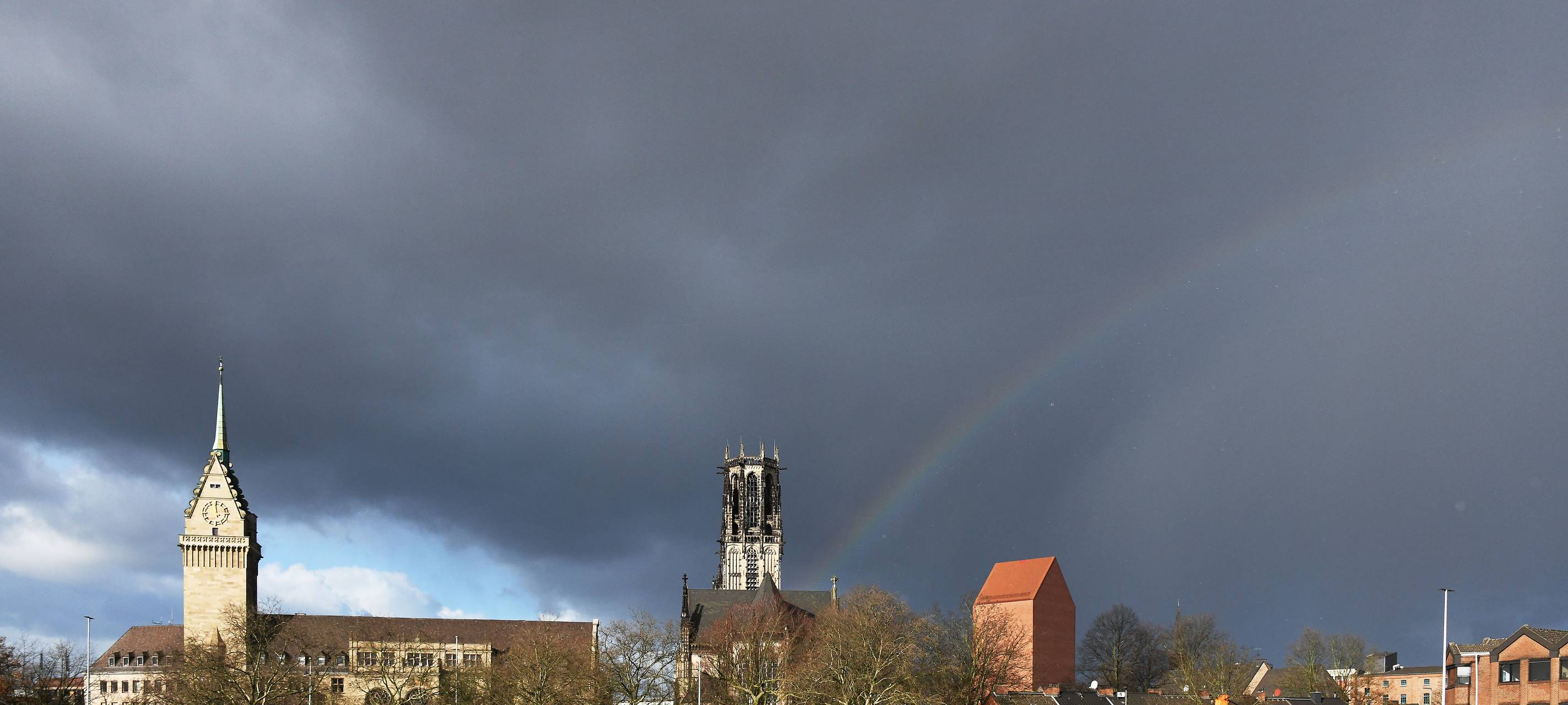 Unwetter verschont Revier weitgehend
