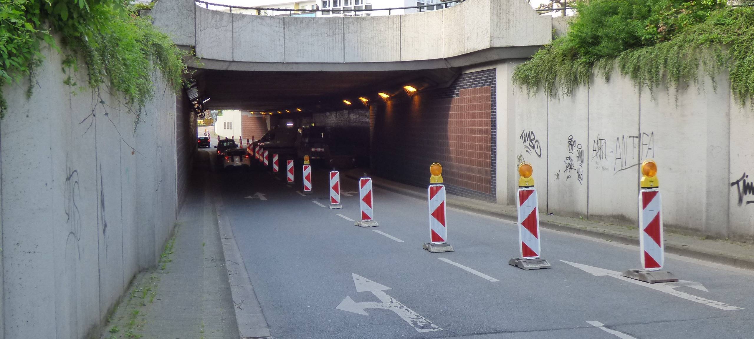 Tunnel wird überprüft