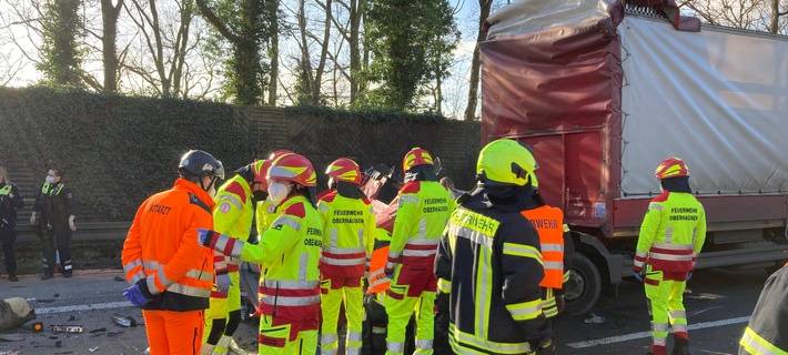 Schwerer LKW-Unfall auf A3