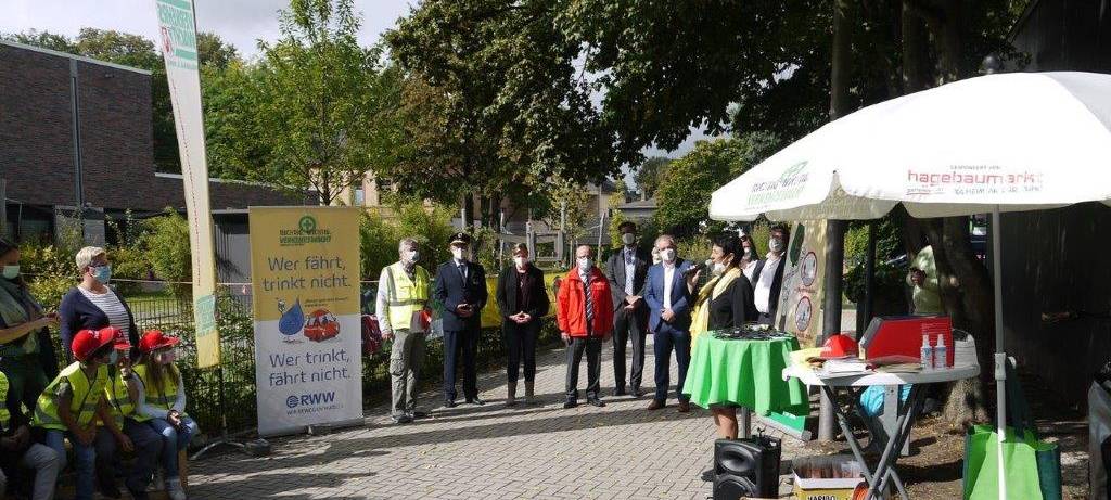 Banner gegen Alkohol im Straßenverkehr