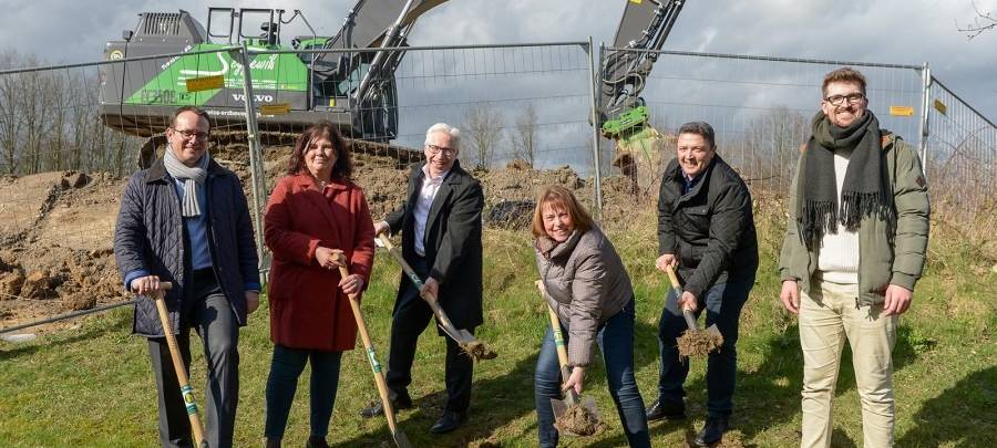 Arbeiten für Schulzentrum Saarn gestartet