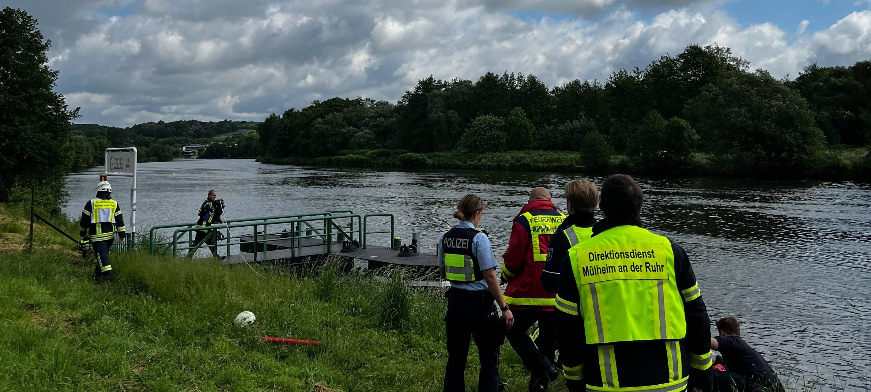 Rettung auf der Ruhr