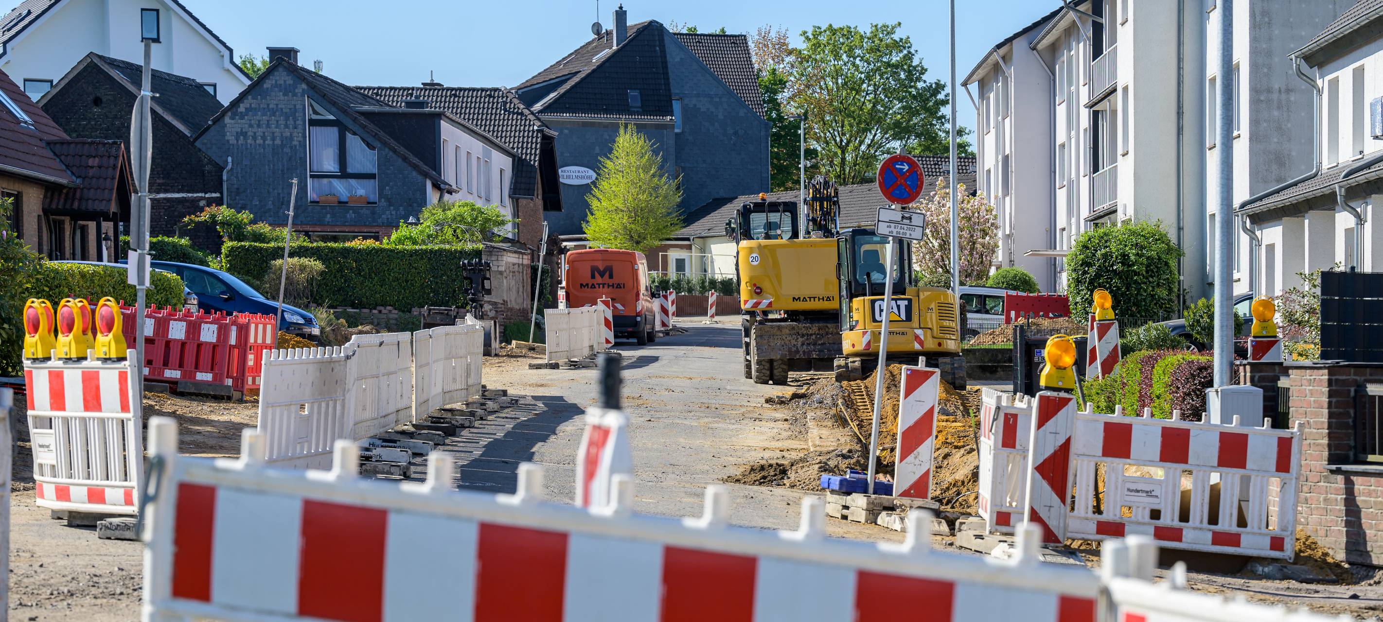 Neue Einschränkungen auf Oberheidstraße