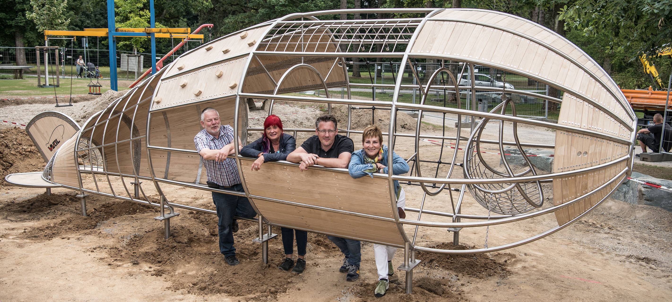 Luftschiff Theo zum Klettern