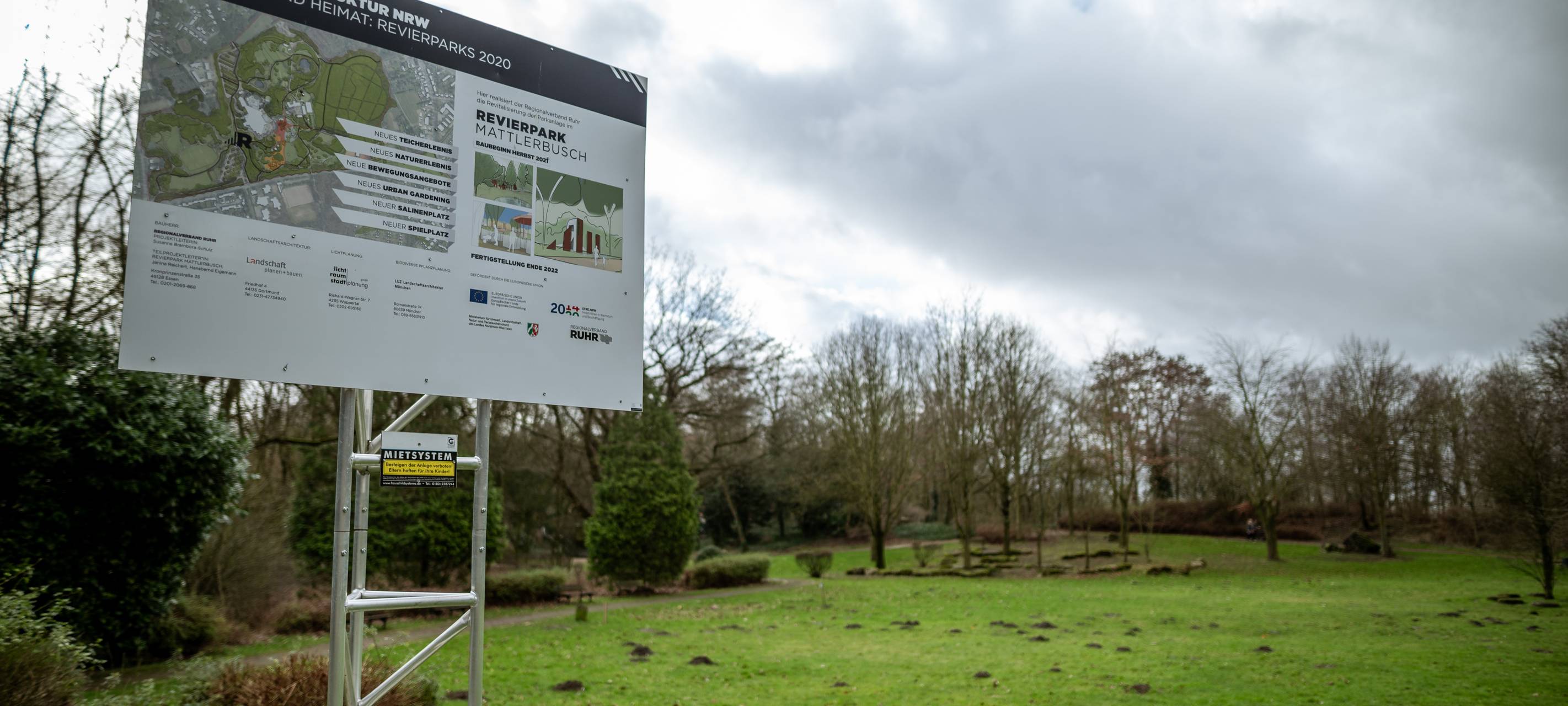 Bauarbeiten in Mattlerbusch starten