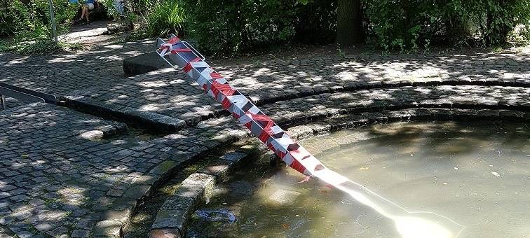 Gerät am Wasserspielplatz vorübergehend gesperrt - MIT UPDATE