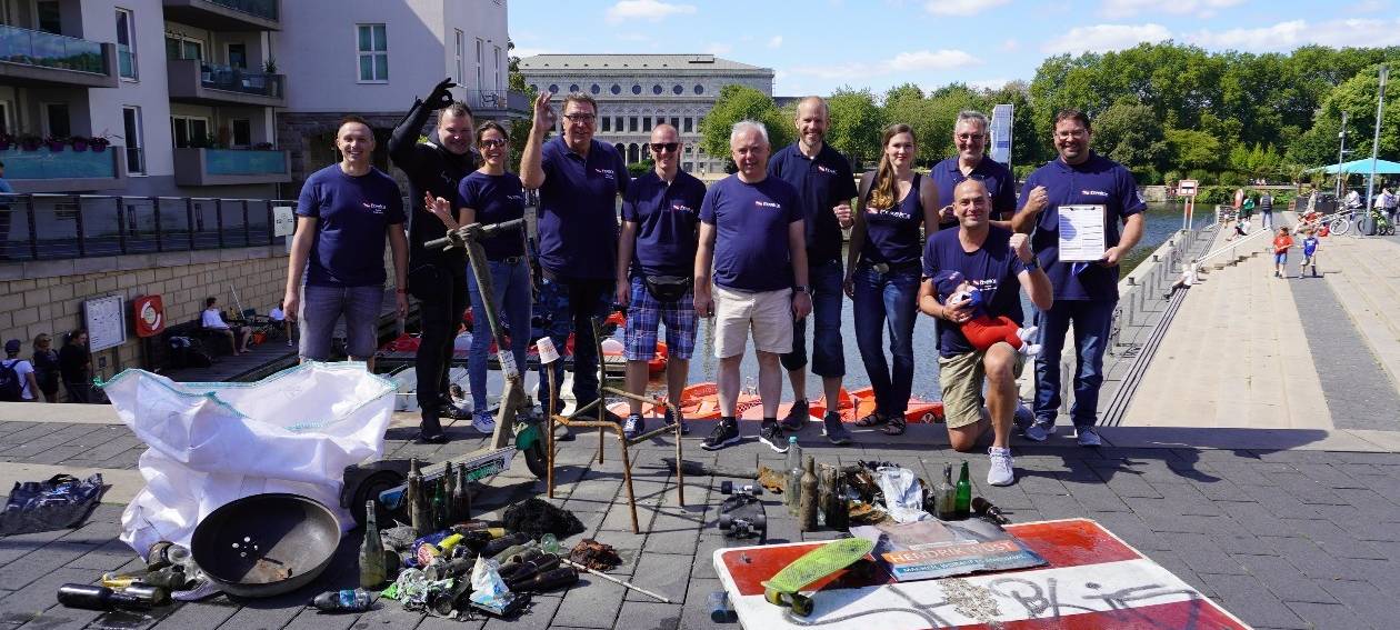 Ruhr von Müll befreit