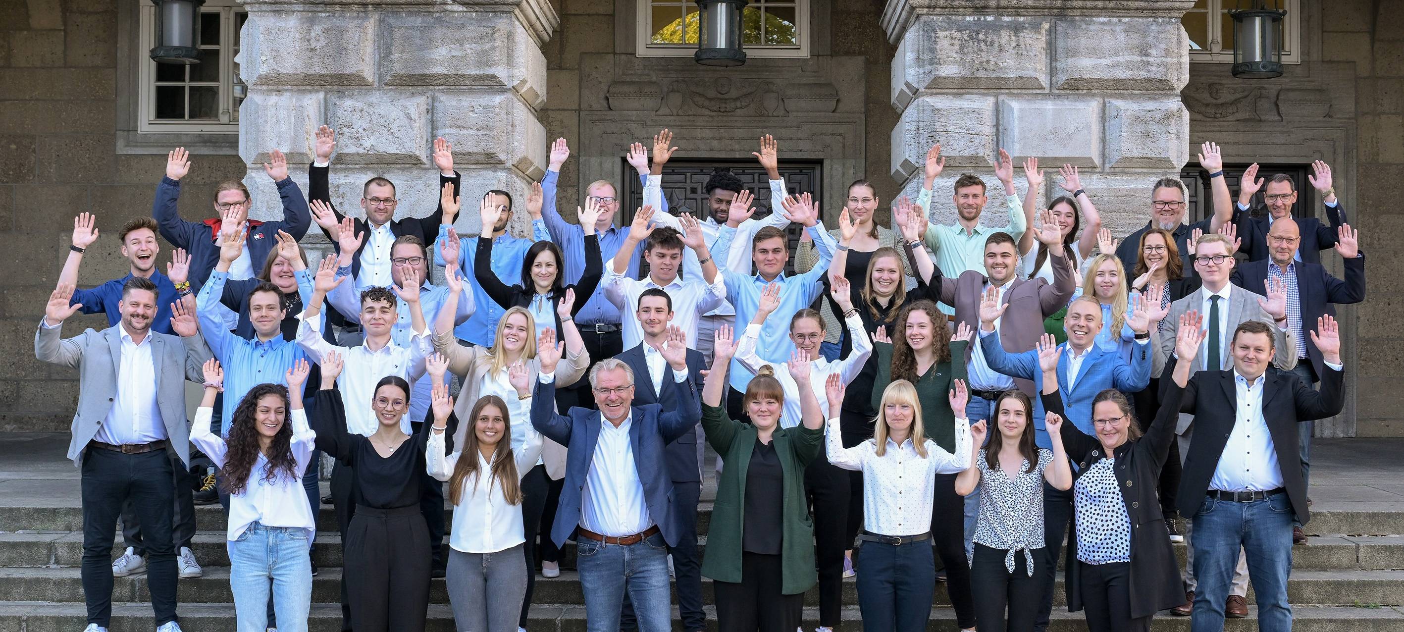 Start für Duales Studium bei der Stadt