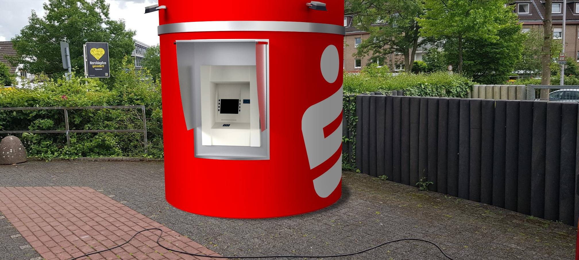 Betonhüllen für Geldautomaten