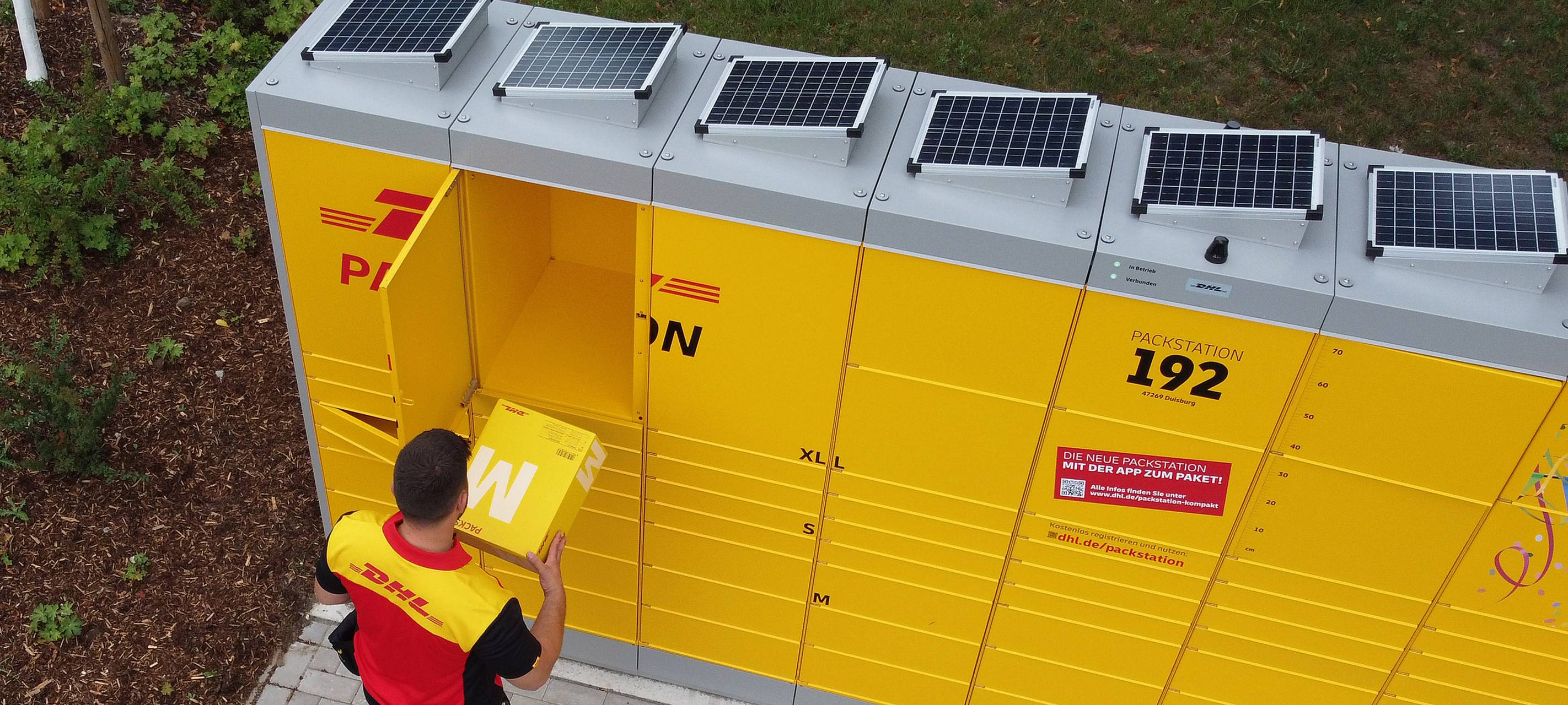 Neue DHL-Packstation in Mülheim: Pakete rund um die Uhr