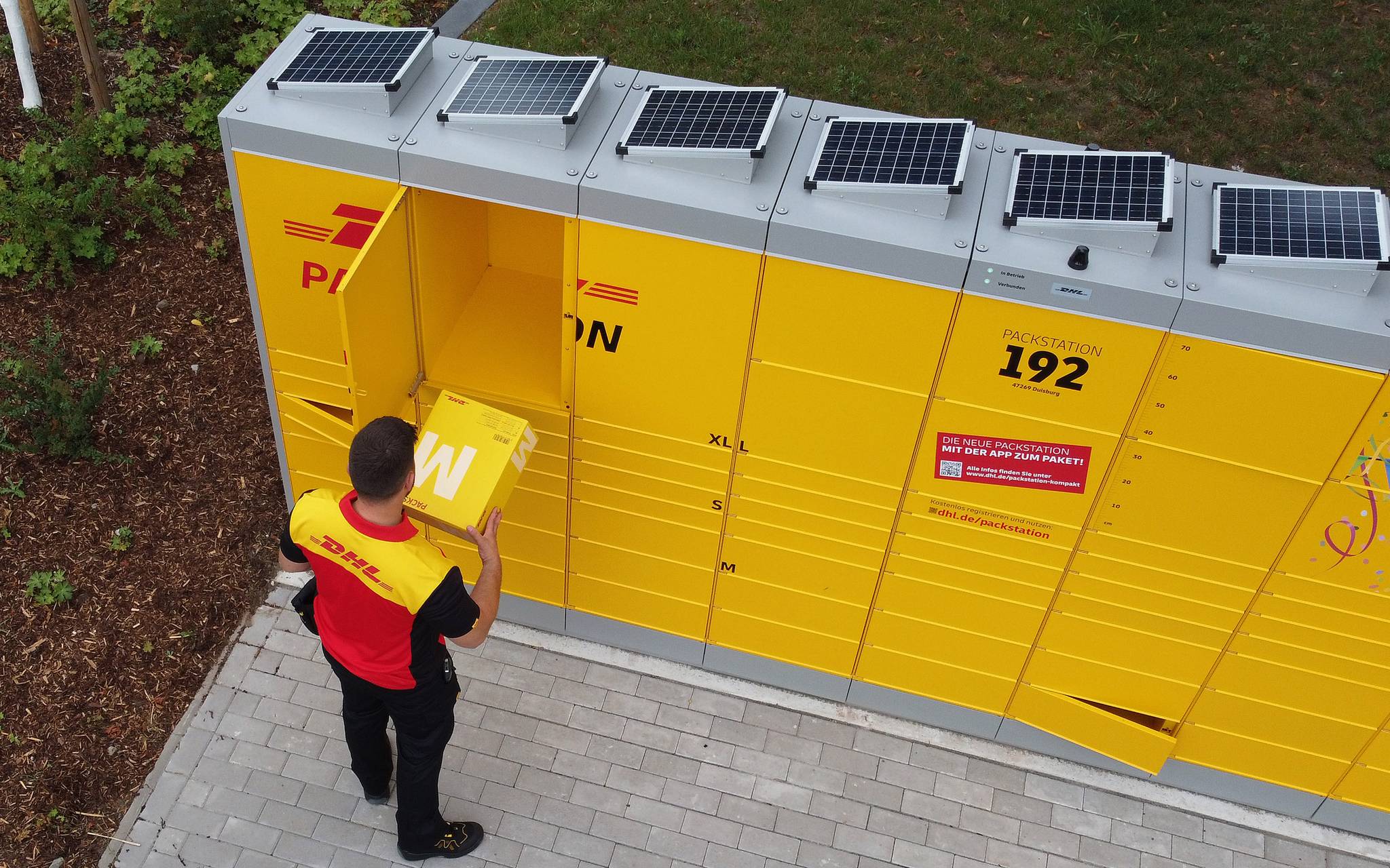 Neue DHL-Packstation in Mülheim: Pakete rund um die Uhr