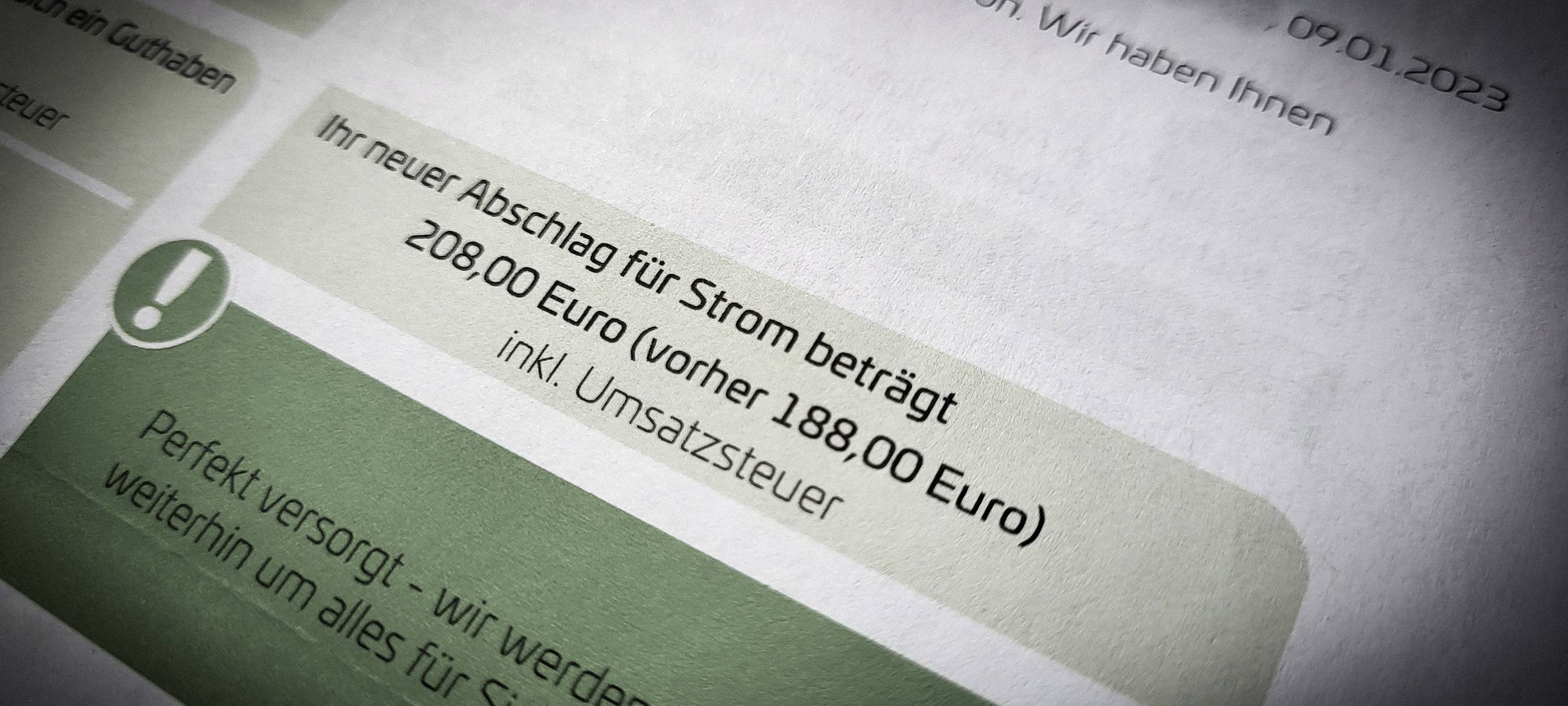 Mit Energiepreisrechner die Höhe der Abschläge herausfinden