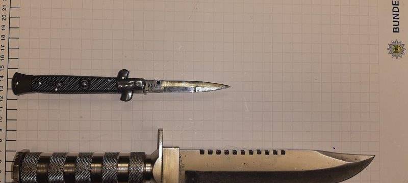 Messer bei Kontrolle im Hauptbahnhof entdeckt
