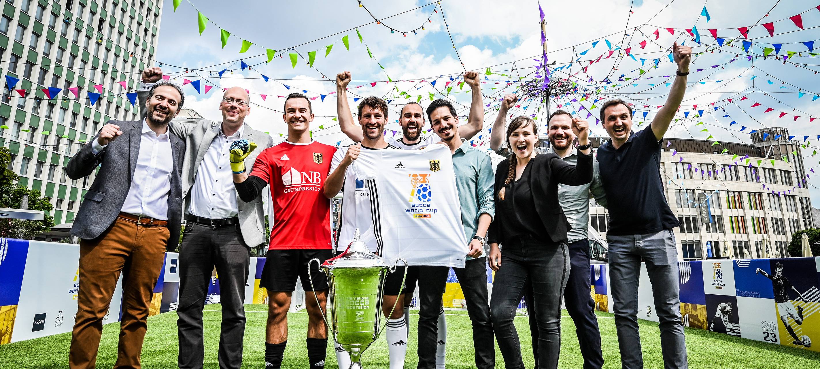 Vorbereitungen für Fußball-Highlight in Essen laufen