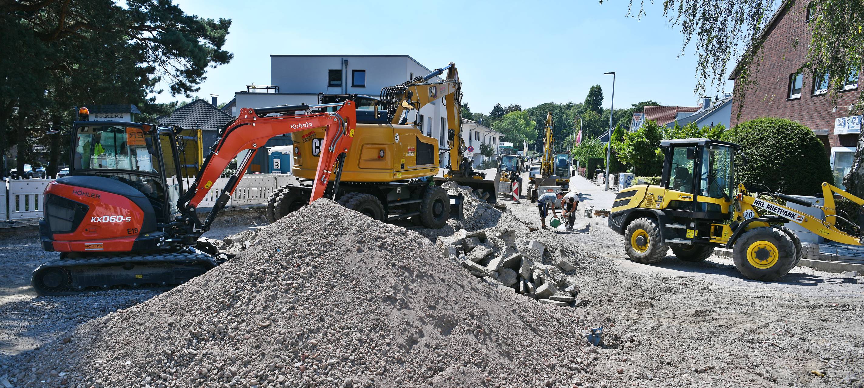 Sanierung der Friedhofstraße fast komplett fertig