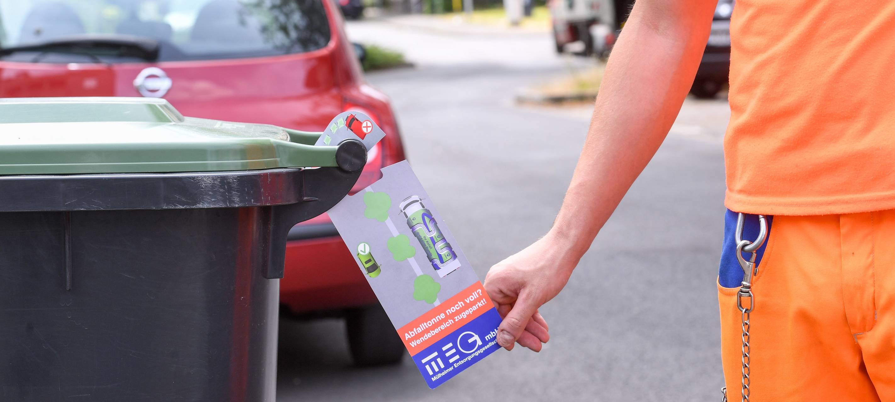 Wendebereich zugeparkt? MEG leert Mülltonnen nicht mehr