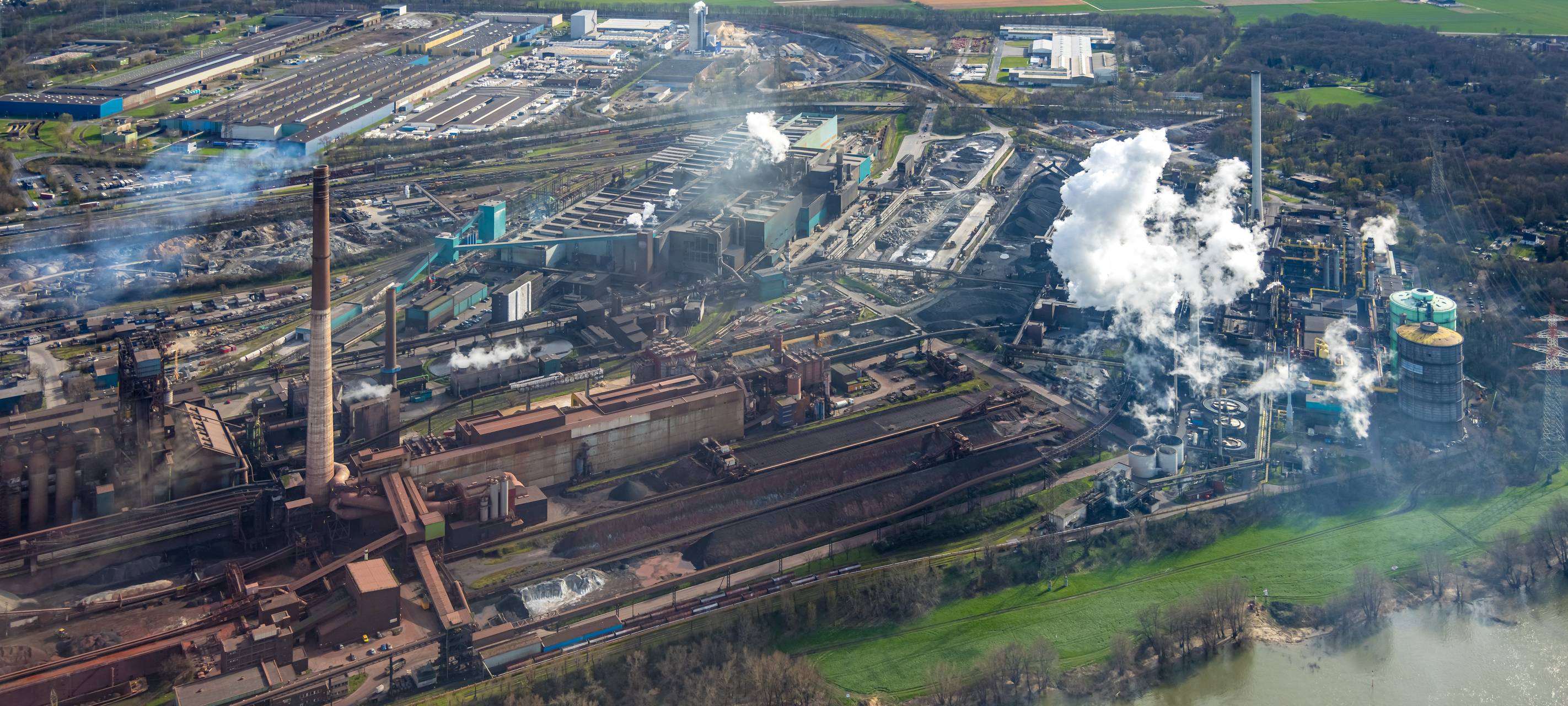 Hoher Treibhausgasausstoß in Duisburg