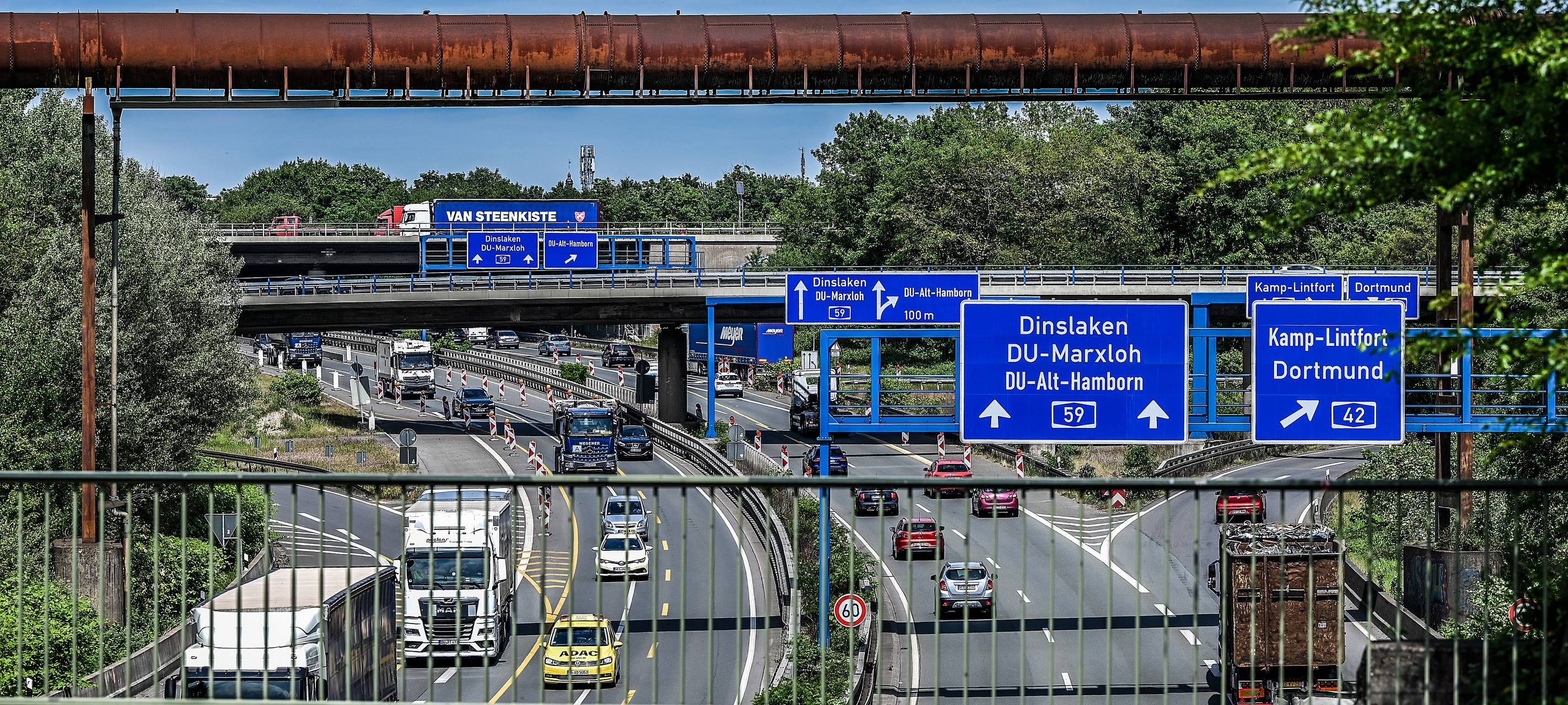 Weitere Bauarbeiten auf A59