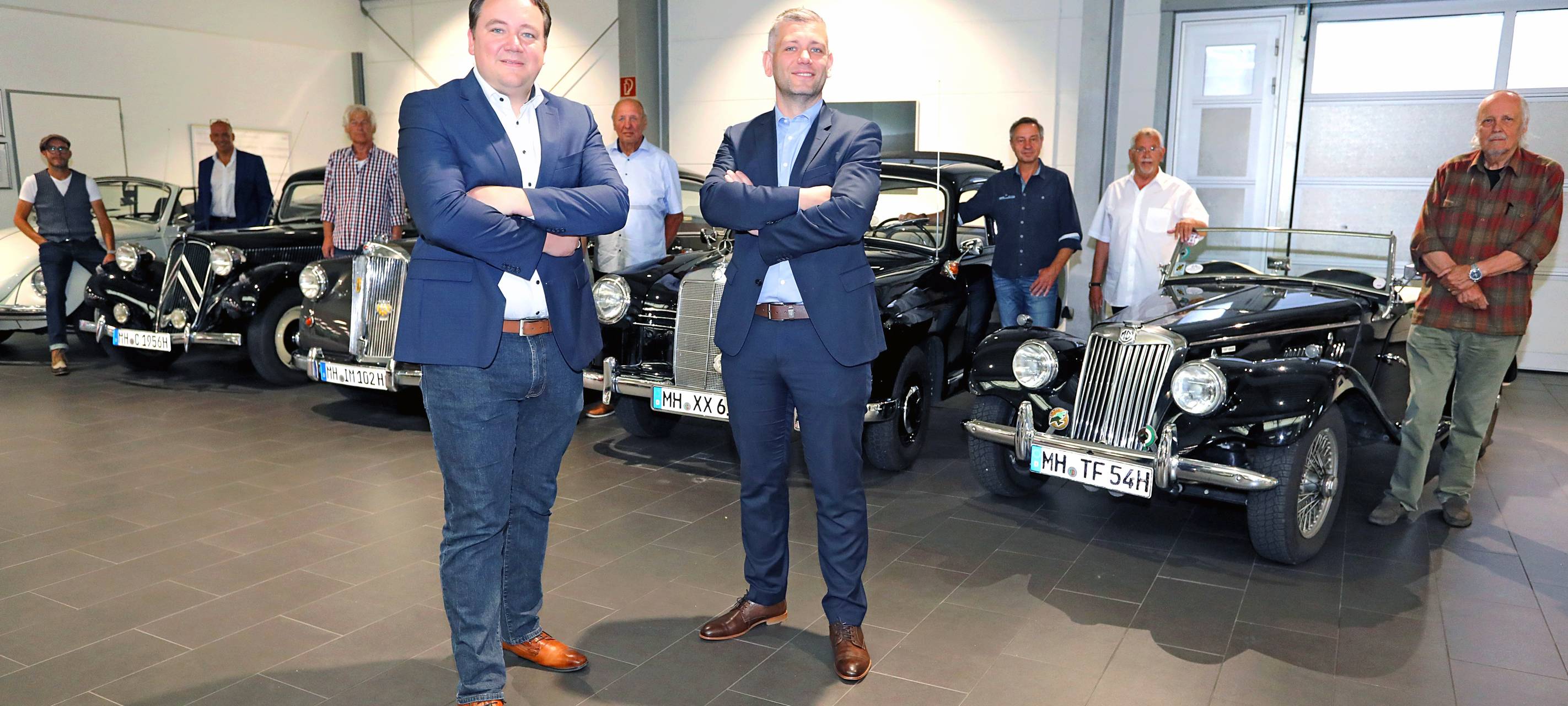 Sperrung der Düsseldorfer Straße für Oldtimer