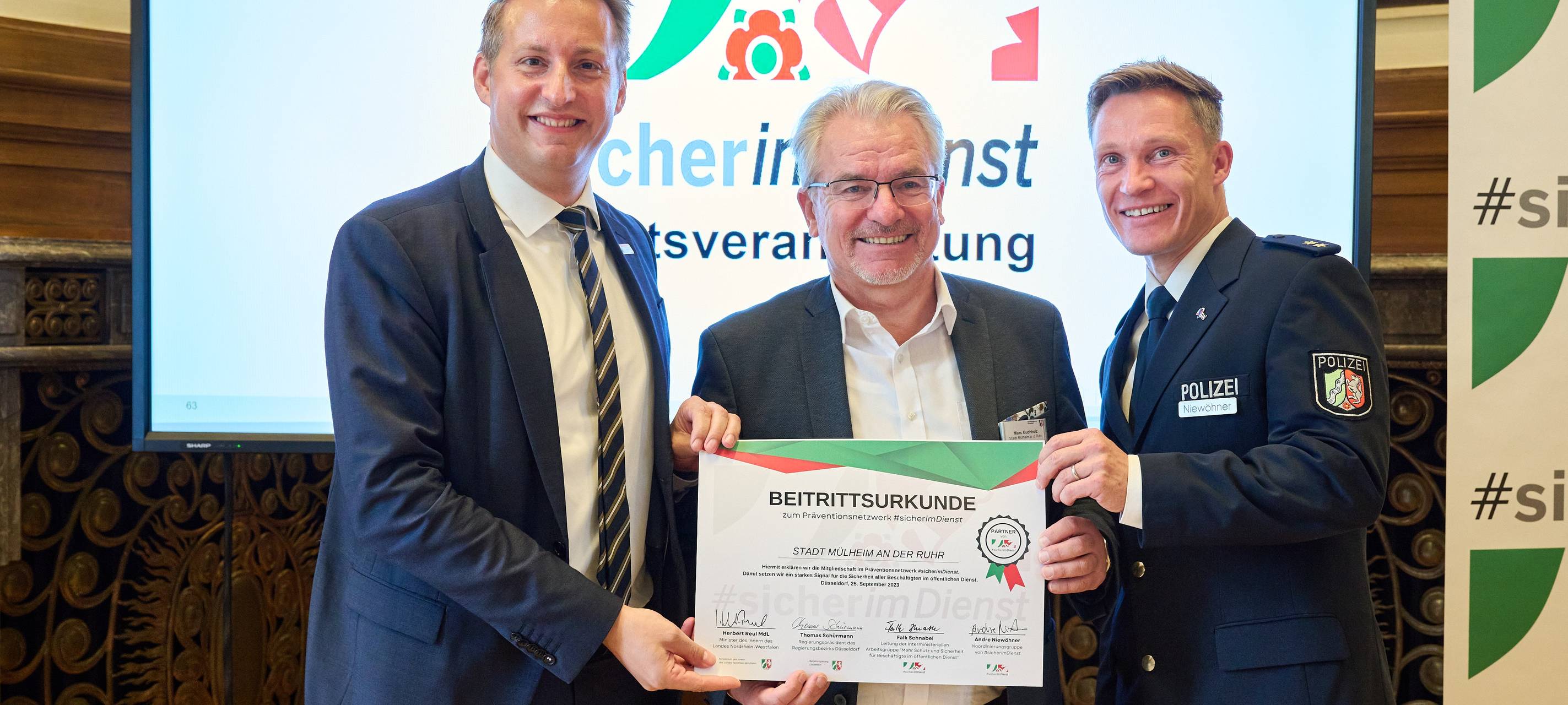 Stadt tritt Netzwerk gegen Übergriffe bei