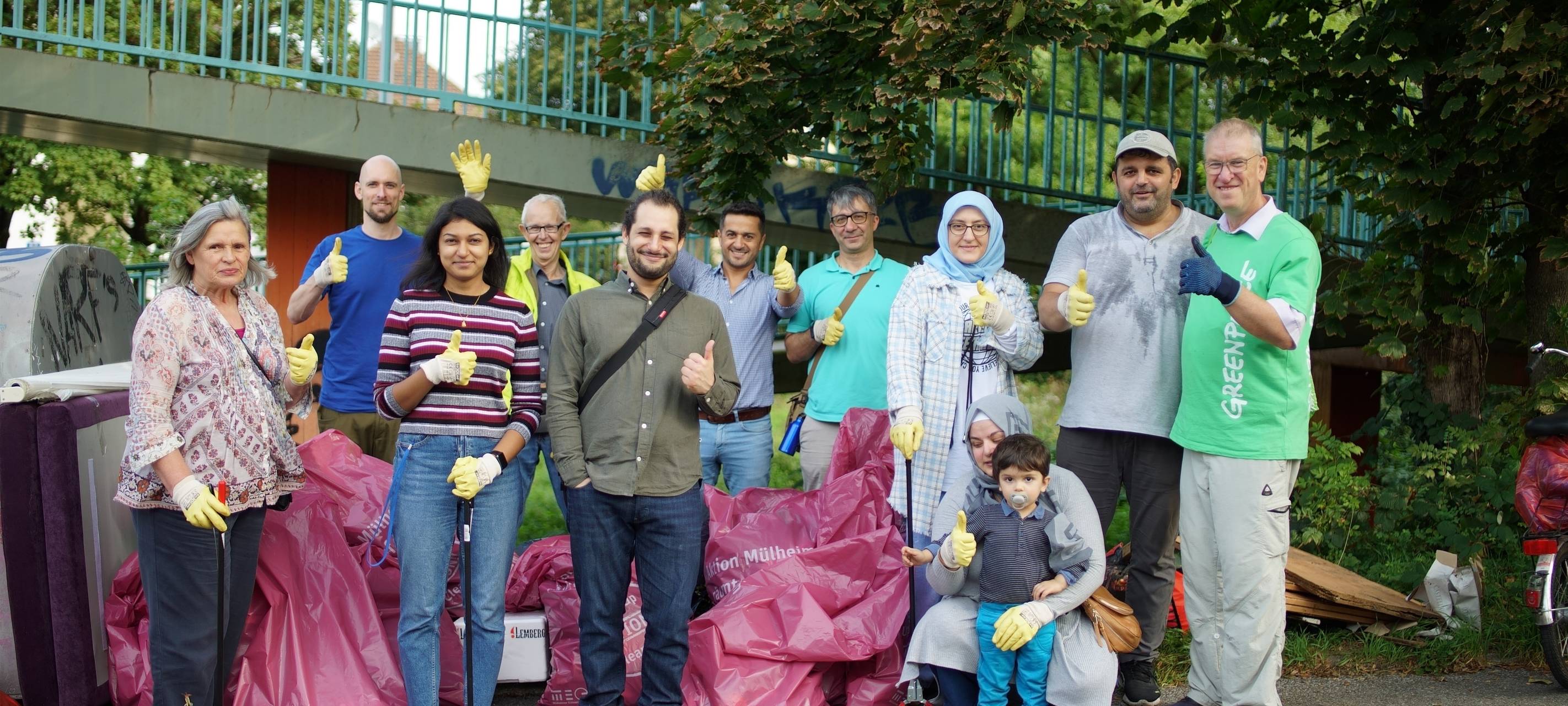 Müllsammelaktion in Eppinghofen erfolgreich