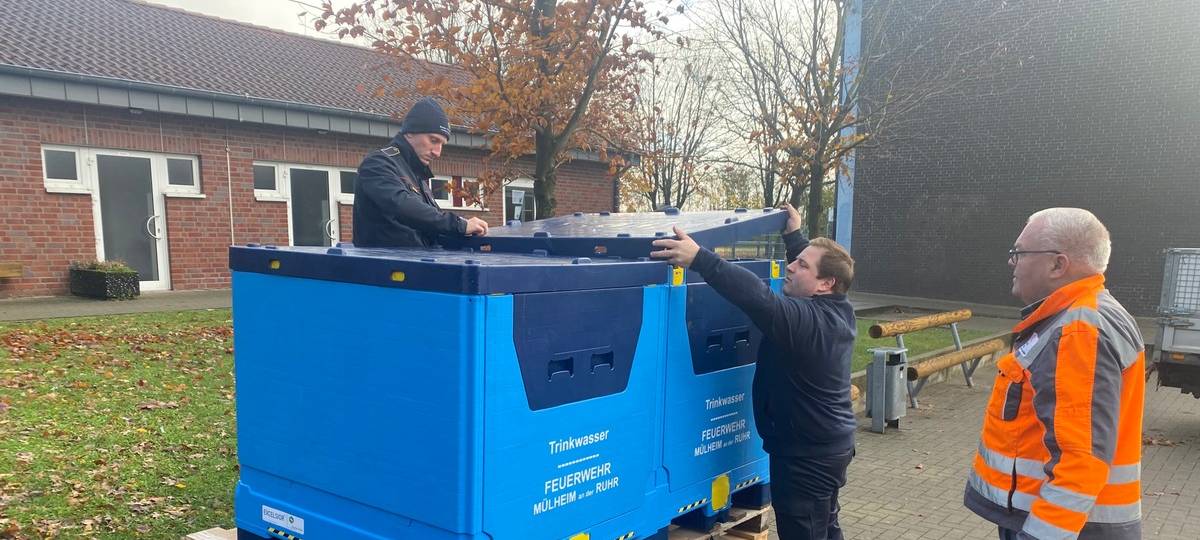 Feuerwehr sichert Trinkwasserversorgung im Kreis Coesfeld