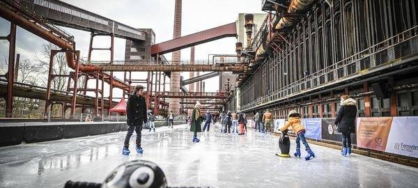 Eisbahn auf Zeche Zollverein öffnet am Samstag (09.12.)