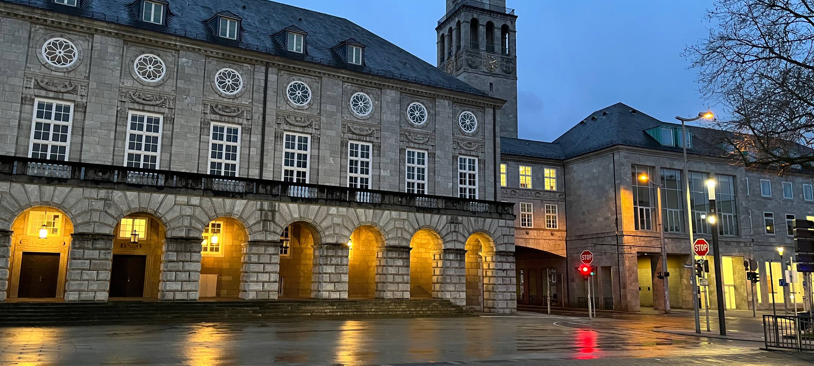 Stadt mit Notdienst zwischen den Jahren