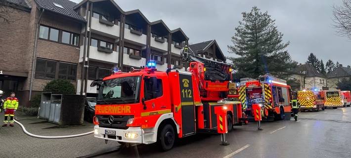 Herd in Flammen aufgegangen