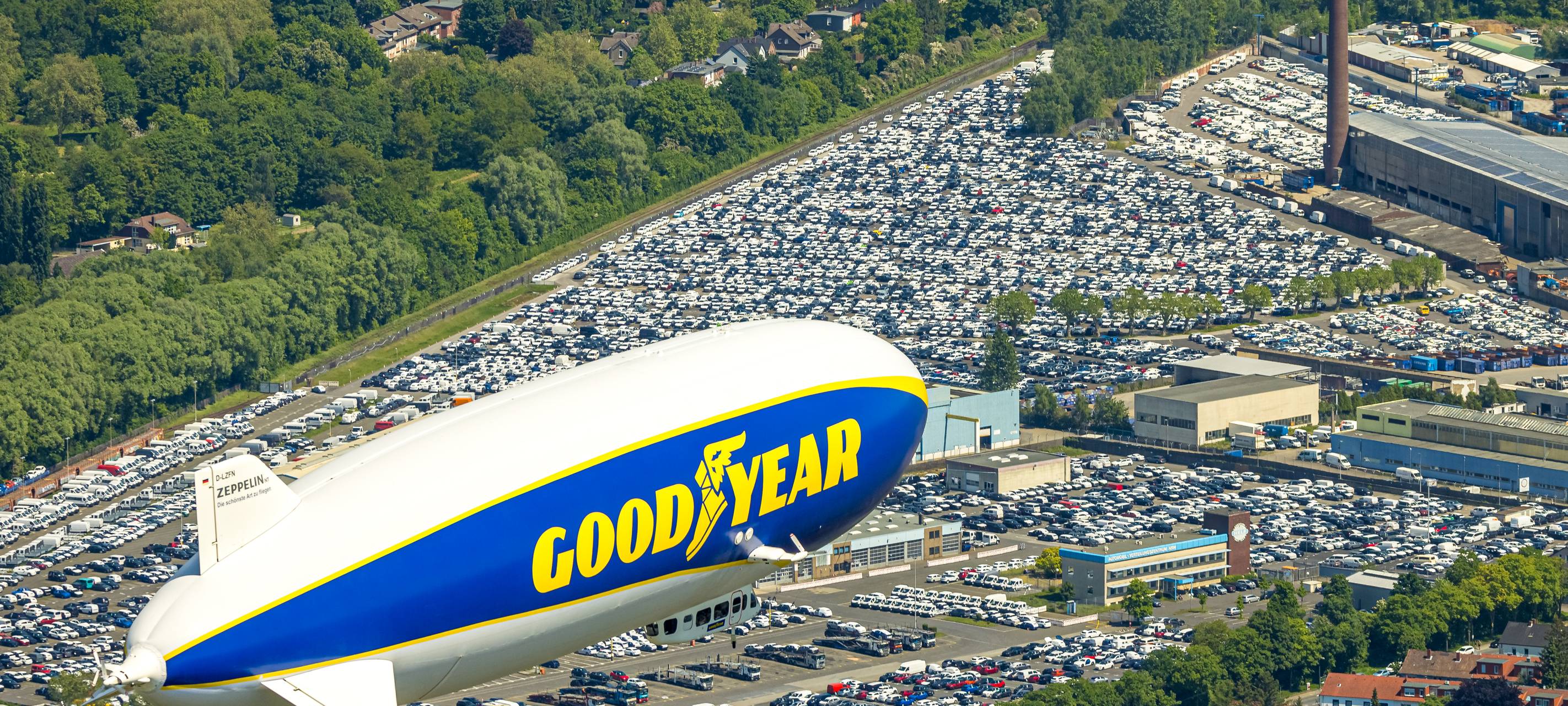 Das Ruhrgebiet aus der Vogelperspektive