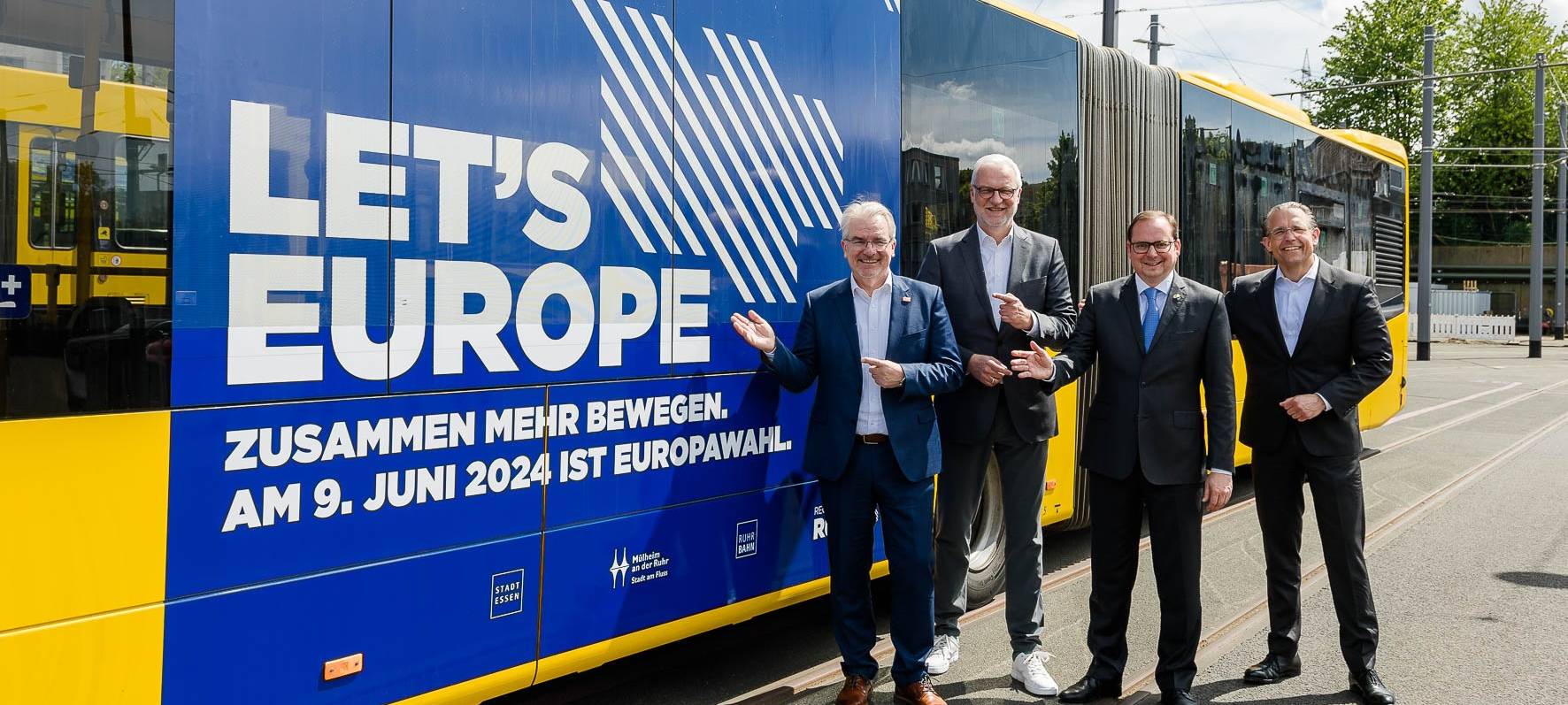 Europa-Busse ab heute bei der Ruhrbahn unterwegs