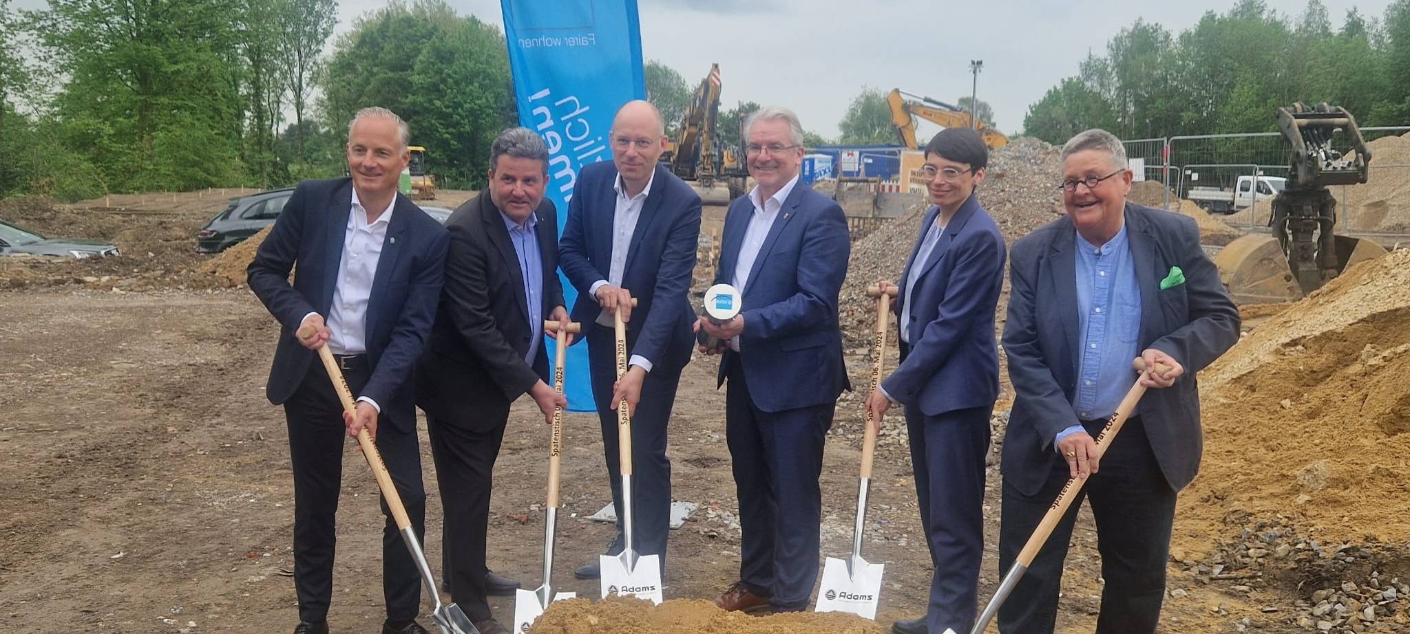 Startschuss für neue Wohnungen an Zeppelinstraße