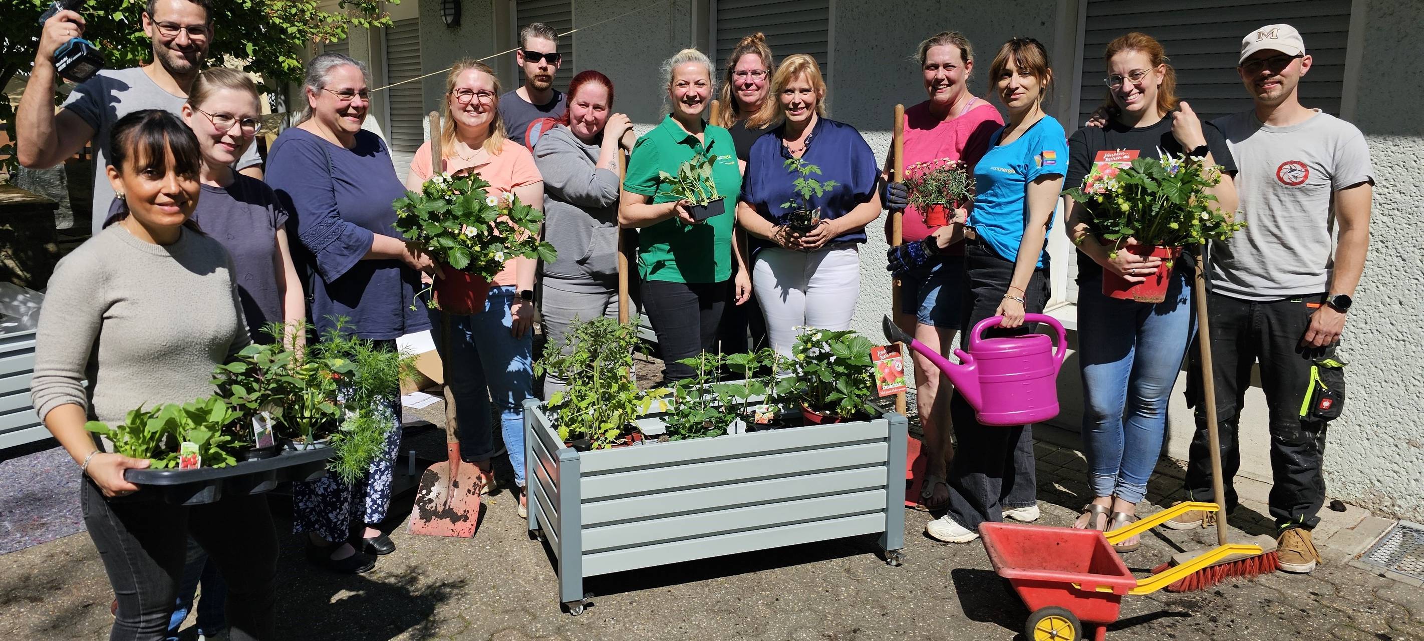 Neue Hochbeete für Heißener Kita