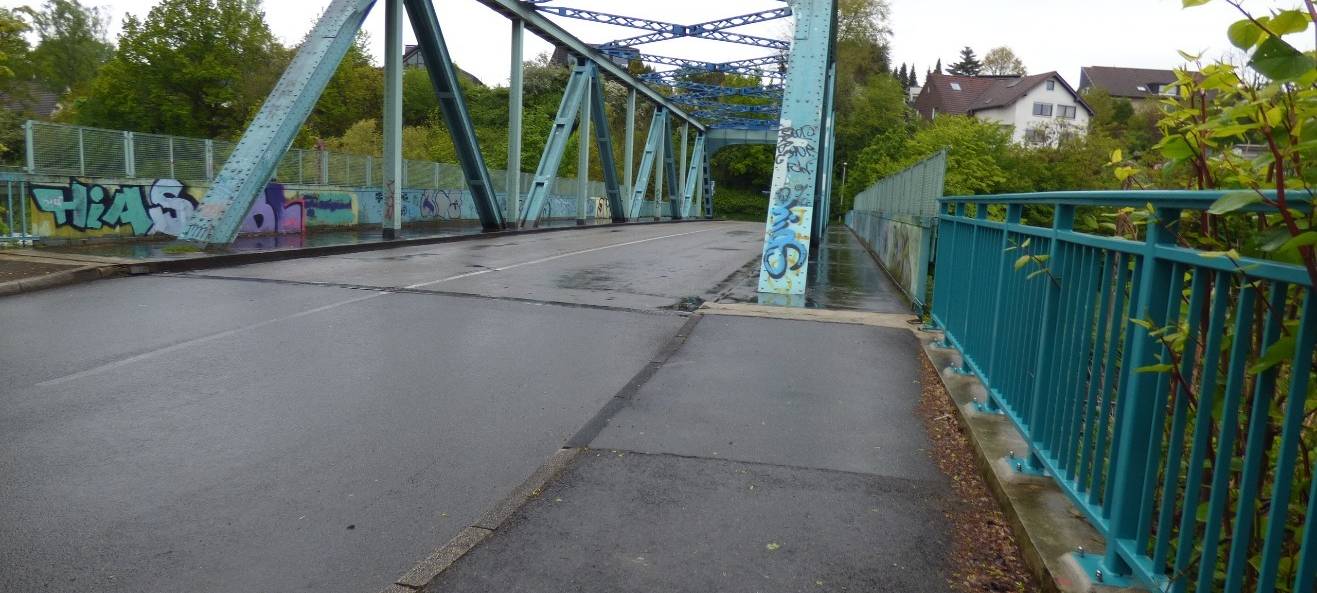 Vollsperrung: Fachwerkbrücke wird repariert