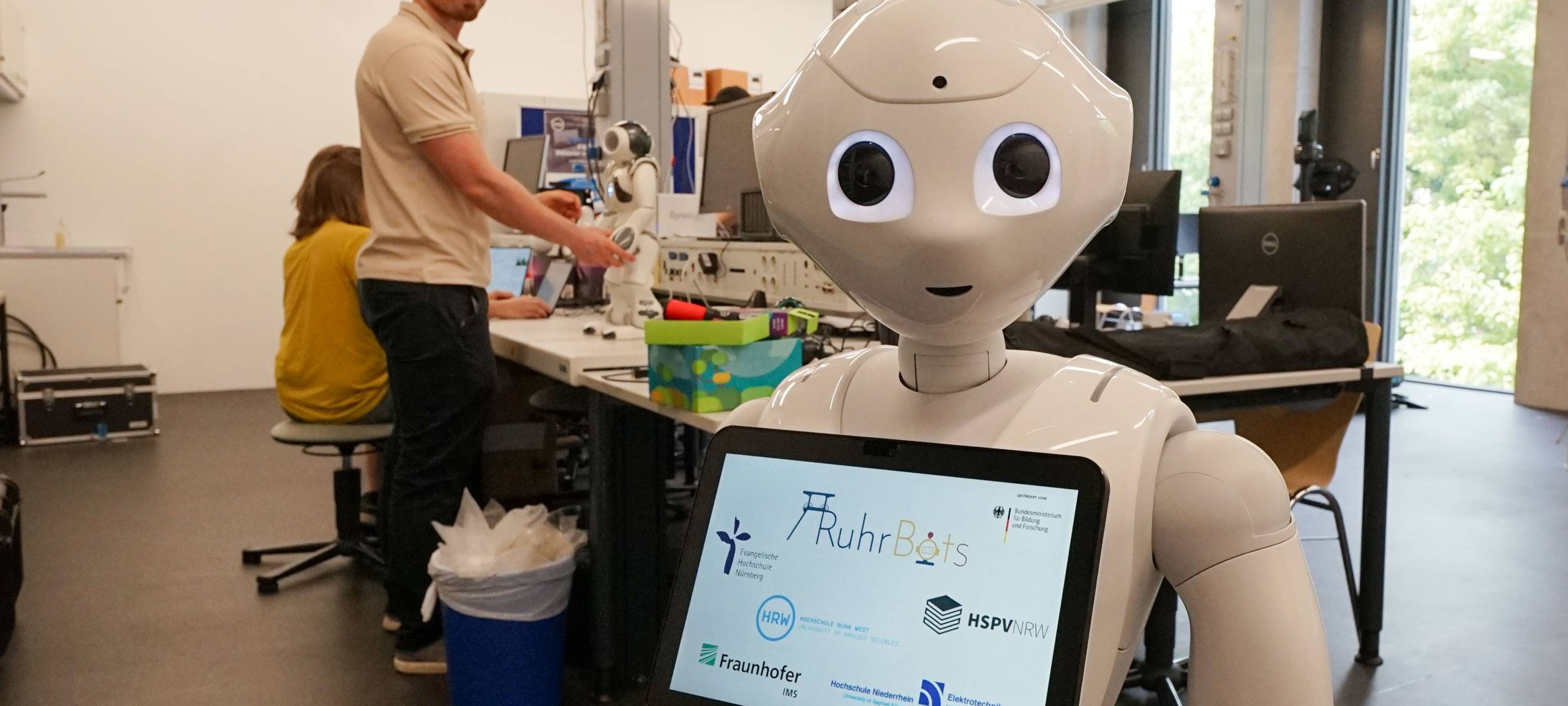 Roboter in Bottroper Stadtbibliothek