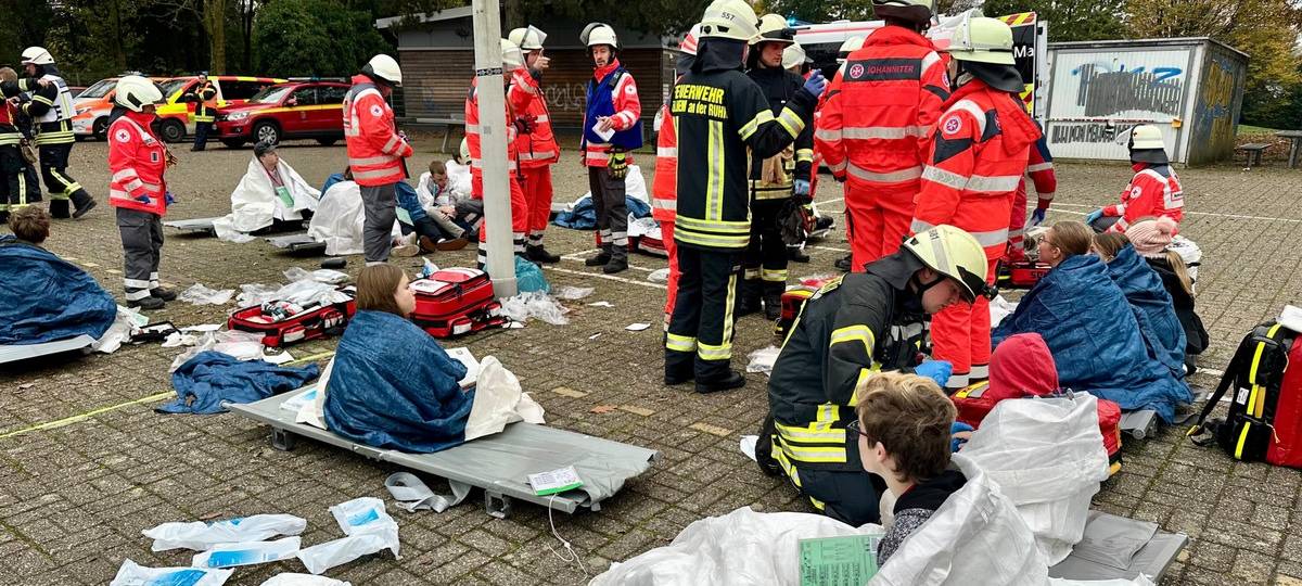 Feuerwehr hat Ernstfall geprobt