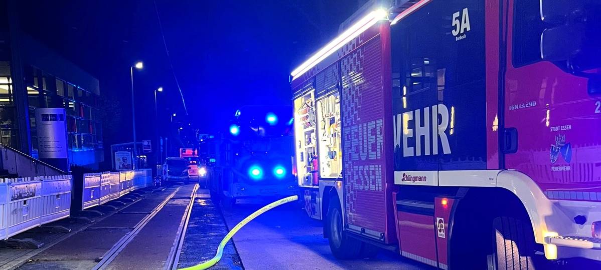 Brand in Essener Krankenhaus