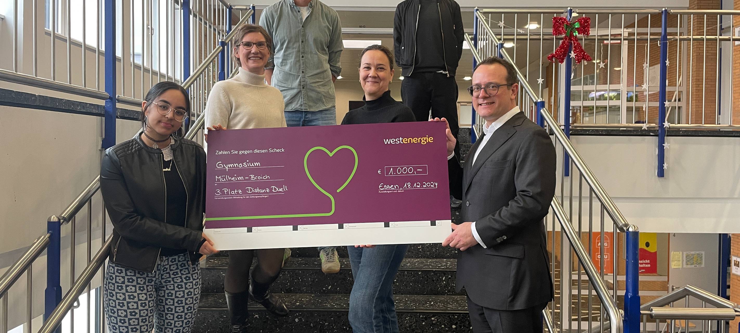 Erfolg für Mülheimer Gymnasium bei Distanz Duell