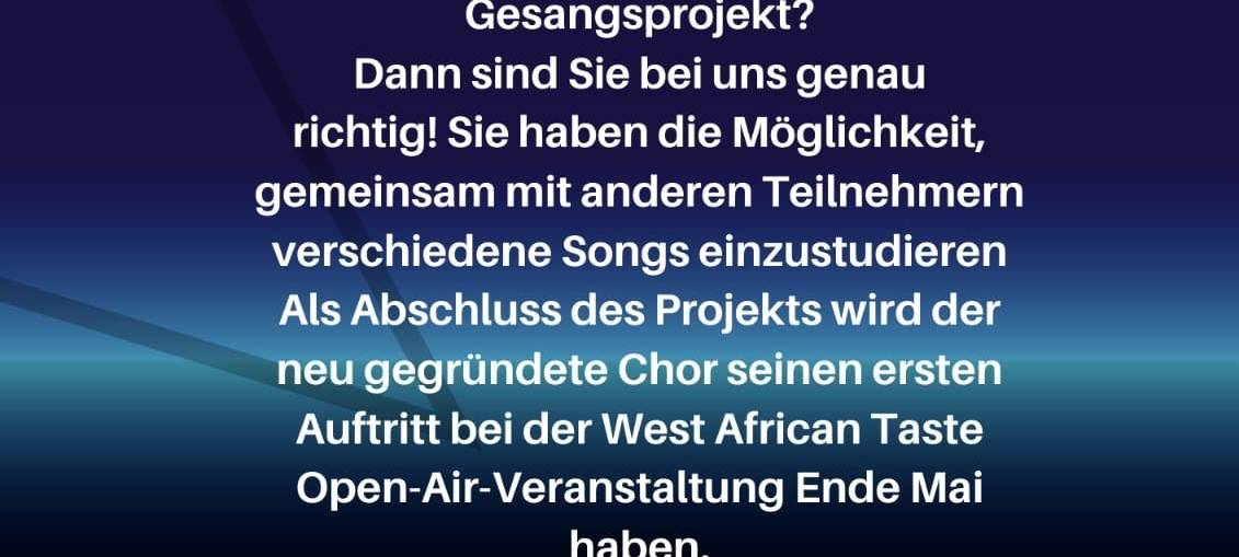 Neuer Mülheimer Chor beginnt mit Proben