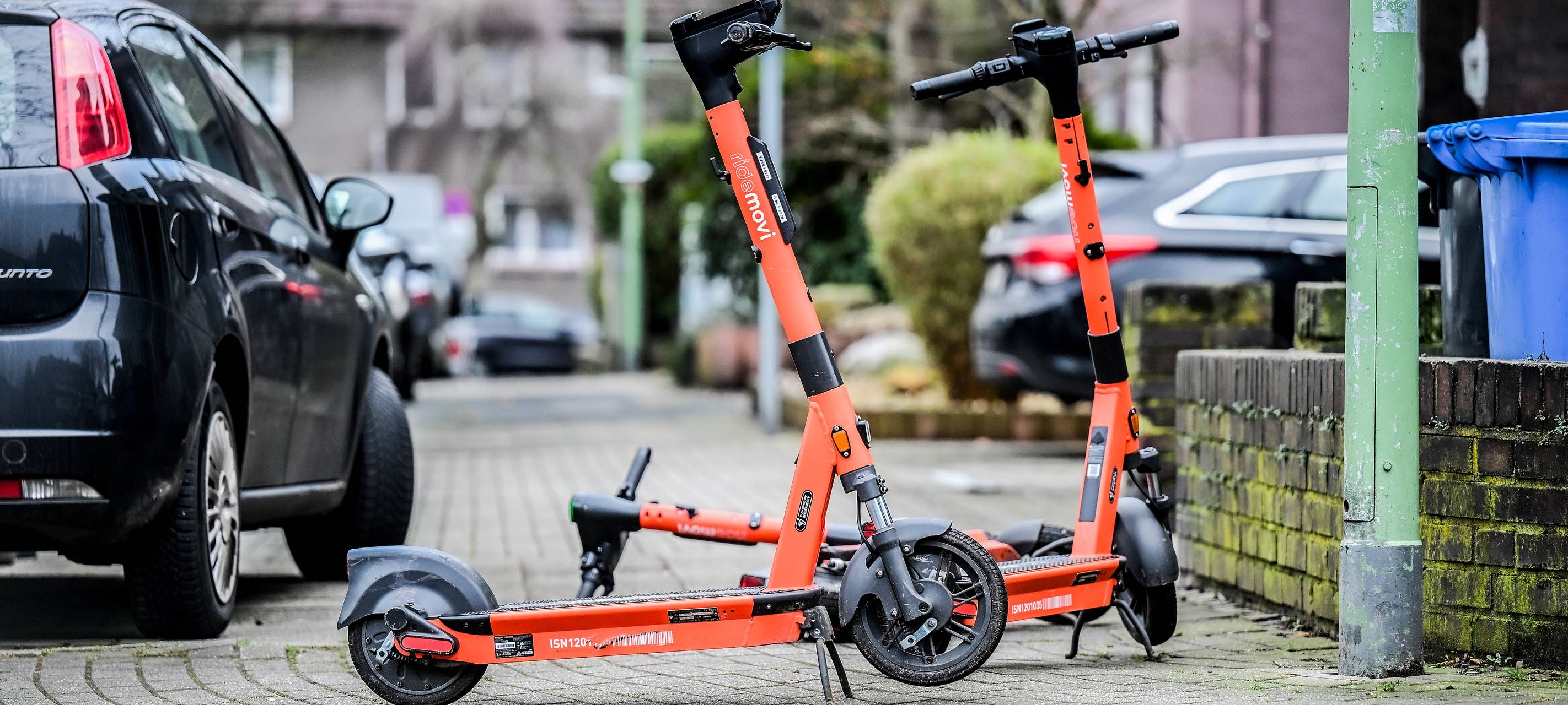 Neue Auflagen geplant: Abstellbereiche für E-Scooter