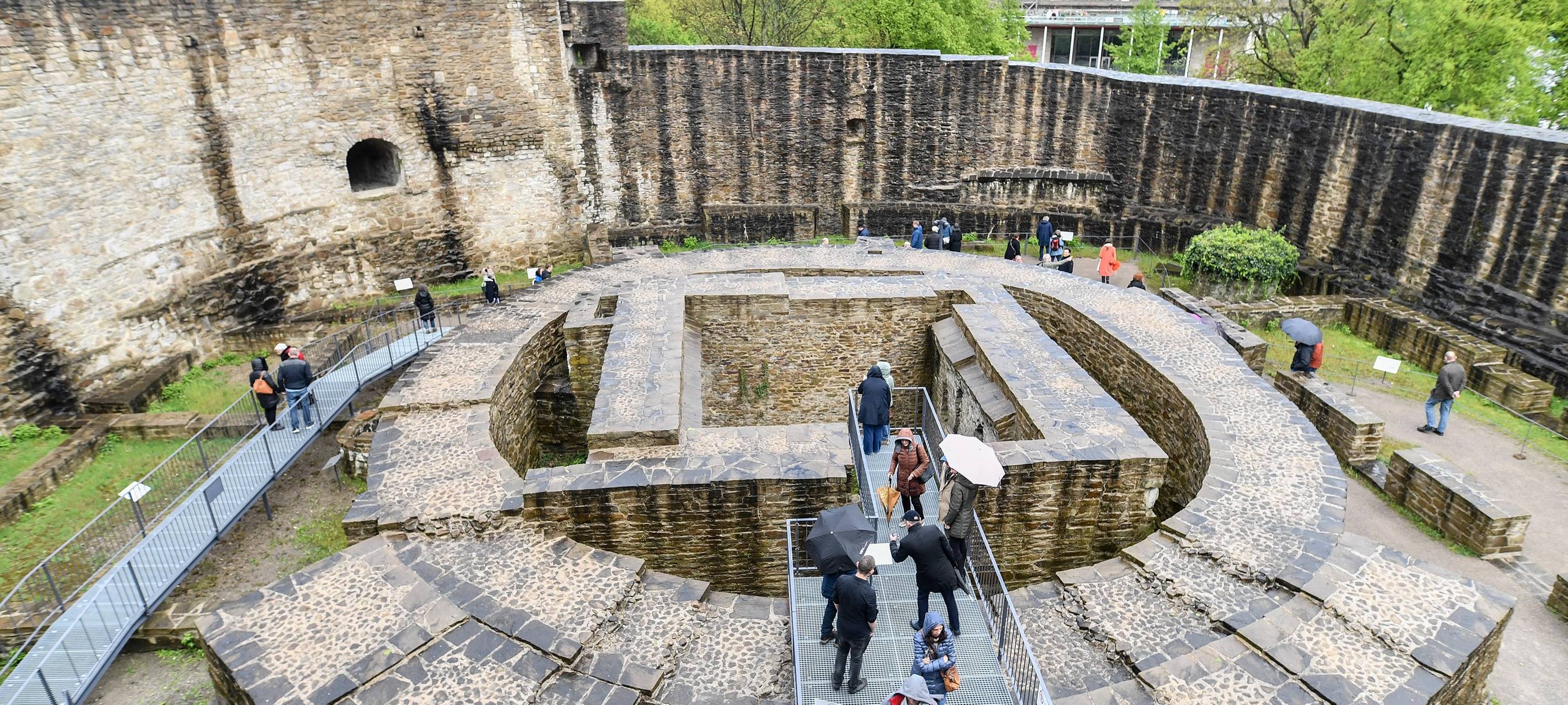 Schloß Broich: Digitale Erweiterung für Erlebnispfad